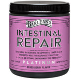 Barlean’s Intestinal Repair Gut Health Powder with 16 Digestive Supplements, L-Glutamine, Marshmallow & Licorice Root, Aloe Vera, and Fiber Mixed Berry Flavor, 6.35 oz