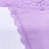 WKFIINM Pack 6 High Waisted Lace Thong for Women Cotton Underwear Plus Size High Rise Retro Tummy Control Thongs Panties