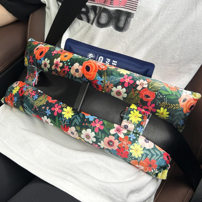 Mastectomy Pillow Hysterectomy Pillows C Section Recovery Must Haves Essentials Products Seat Belt Cushion Post Surgery Gifts for Women Breast Pillow Cushion with Insert Ice Pockets