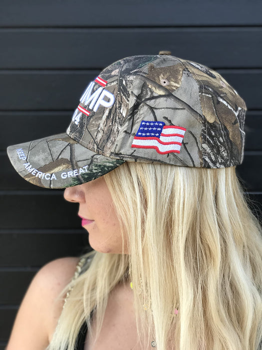 Donald Trump Hat 2024 MAGA Keep America Great Take America Back Camo Hat Adjustable Baseball Cap Hat (Camo)