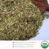 Organic Alfalfa Leaf 4 oz. (113g), USDA Certified Organic Alfalfa Leaf Herb Loose Leaf Tea, Medicago Sativa Herb, Alfalfa Tea Leaves, Cut & Sifted