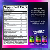 Pre Workout Powder MuscleTech EuphoriQ PreWorkout Smart Pre Workout Powder for Men & Women Caffeine Metabolite Fueled With Paraxanthine Watermelon Candy (20 Servings)