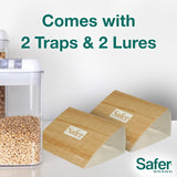 SAFER Brand 05140 Pantry Moth Pest Trap and Killer for Grain, Flour, Meal and Seed Moths - (2 Pack)