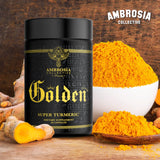 Ambrosia Golden Super Turmeric | Bioavailable Curcumin | Support Healthy Gut & Brain Health | Joint Support | 765mg of Active Curcuminoids | 60 Veggie Capsules (30 Day Supply)