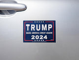 VIBE INK 2024 Donald Trump Yard Signs Made in USA 24x18"" Make America Great Again with Metal Stands, Navy