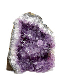 SAMSARI 3 to 4 Lb Amethyst Crystal Geode From Uruguay – 4.5" to 7.5" Height, Natural Large Amethyst Cluster Rock – Crystals And Healing Stones