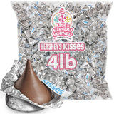 Hersheys Kisses 4 Lb Milk Chocolate Candy – Bite-Size Bulk Candy Individually Wrapped Chocolate Treats – Delicious Treats for Halloween, Birthdays, Christmas, Easter