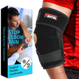 FEATOL Elbow Brace for Tendonitis and Tennis Elbow for Men and Women, Golfers Elbow Brace with Spring Stabilizer, Tennis Compression Sleeve, Elbow Support for Pain Relief, Ulnar Nerve Entrapment, Epicondylitis and Sports Recovery…