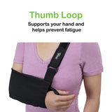 Think Ergo Arm Sling Sport - Lightweight, Breathable, Ergonomically Designed Medical Sling for Broken & Fractured Bones - Adjustable Arm, Shoulder & Rotator Cuff Support (Small/Youth)