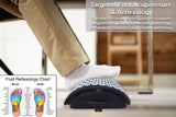 LovXtra Footrest with Acupressure Mat: FSA/HSA Eligible 2-in-1 Foot Rest for Work From Home, Office Under the Desk Accessories, Foot Massager, Acupuncture Pillow. Pain Relief for Feet Knee Heel & Back