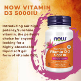 Worldwide Nutrition Now Supplements Vitamin D3 5000 IU Softgels - High Potency Formula for Structural Support D 240 Count Vitamin, Organic & keychain