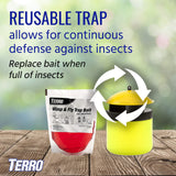 Terro T512 6 Pack Wasp & Fly Trap, Clear
