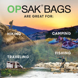 LOKSAK - OPSAK Odorproof Dry Bags for Backpacking, Hiking and Storage- Resealable Reusable and Recyclable Storage Bags (2 pack 28 in x 20 in)