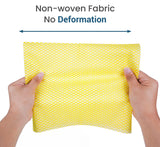 SCRUBIT Reusable Cleaning Wipes, Handy Wipes for Kitchen and Office - Dish Cloths for Washing Dishes - Multi Purpose Disposable Cleaning Towels (12 x 20 in) 72 Pack (Yellow)