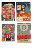 Trader Joe's Christmas Milk Chocolate Advent Calendar Bundle of 4 Seasonal Holiday Designs for Kids/Adult Gifts