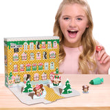 Just Play Disney Munchlings Advent Calendar with Color Change and Scented Figures, 31-Pieces, Kids Toys for Ages 3 Up