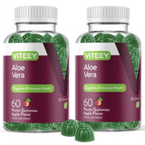 Aloe Vera Gummies for Adults - 50mg - Aids in Digestion and Immune Health - Aloe Vera Supplement - Vegan, Gelatin Free, Gluten Free, GMO Free, Tasty Chewable Raspberry Flavored Gummy