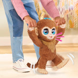 Just Play furReal Peanut The Playful Monkey Interactive Toy, 15-inch Realistic Plush, Kids Toys for Ages 4 Up