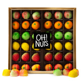 Oh! Nuts Premium Marzipan Candy Fruits - 36pcs | Holiday Marzipan for Birthday, Anniversary, Corporate Gift Tray in Elegant Box | Gourmet Gift Snack Idea for Women & Men