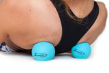 ActiveProZone Therapy Massage Ball - Instant Muscle Pain Relief. Proven Effective for Myofascial Release, Deep Tissue Pressure, Yoga & Trigger Point Treatments. Set - 2 Extra Firm Balls W/Mesh Bag.