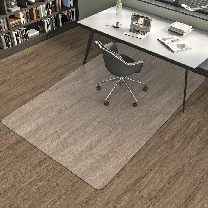 Large Office Chair Mat for Hardwood Floors - 48"×60" Anti-Slip Desk Chair Mat - Heavy Duty Floor Protector for Home or Office - Easy Clean and Flat Without Curling