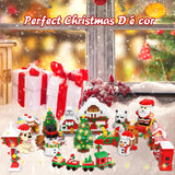 Christmas Advent Calendar 2023 Toy Building Set - Christmas Countdown Playset 24 Christmas Scene Collectible Surprises, Advent Calendars Christmas Gift Building Sets for Adults Kids Ages 8+