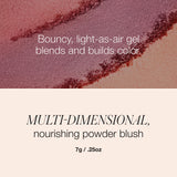 RMS Beauty ReDimension Hydra Powder Blush - Powder Gel Blush for Cheeks, Luminous Highlight, Cream Blush Powder, Glow Makeup Cheek Tint Highlighter