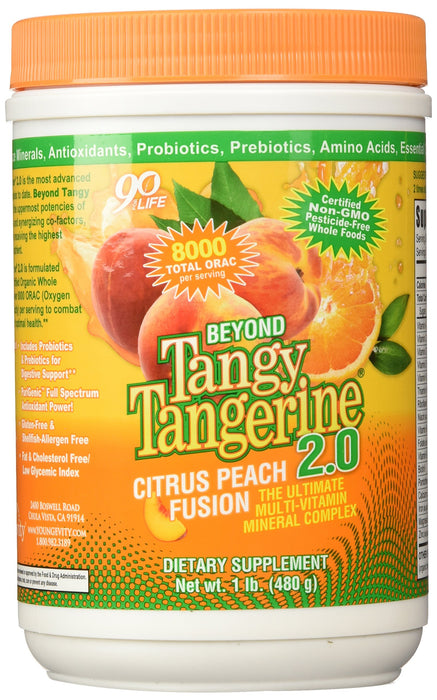 Beyond Tangy Tangerine 2.0 CITRUS PEACH FUSION - 480 G CANISTER