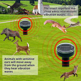 6pk Solar Upgrade Mole Repellent for Lawns Gopher Repellent Ultrasonic Powered Snak Repellent Deterrent Mole Repeller Mole Repellent Outdoor Lawns Yard Garden All Pests Stakes Chaser Sonic Spikes