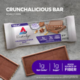 Atkins Endulge Treat, Crunchalicious Bar, 1g Net Carbs, 1g Sugar, Good Source of Fiber, Keto Friendly, 16 Count