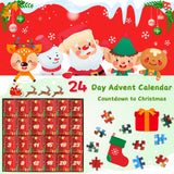 Advent Calendar 2024 Christmas Puzzle for Adults Kids Teens 1008 Pieces, 24 Parts Advent Calendar Puzzle Christmas Calendar Countdown Jigsaw Puzzle - XMAS SHOP, Christmas Gifts Home Decor