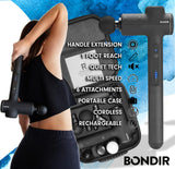 BONDIR R2 Massage Gun - Percussion Deep Tissue Back Massager with Extension Handle