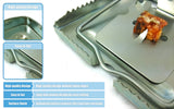 MADE2CATCH Classic Metal Rat Traps Galvanized Strong Humane Snap Rat Trap Reusable ( 2 Pack )