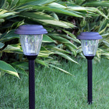 voona Solar Outdoor Pathway Lights Matt Black Stainless Steel Painted LED Lights for Garden Landscape Path Yard Driveway (black-8pack)