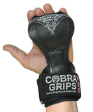 Cobra Grips PRO Weight Lifting Gloves Heavy Duty Straps Alternative to Power Lifting Hooks for Deadlifts with Built in Adjustable Neoprene Padded Wrist Wrap Support Bodybuilding