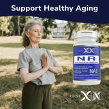 GENEX NR Nicotinamide Riboside 300mg/Serving (60 Capsules) NAD+ Precursor for Healthy Aging - GMP-Certified, Non-GMO, Gluten-Free, Vegetarian (1 Pack)