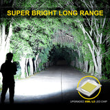 G700 Led Torch Rechargeable Super Bright Led Flashlight 2000 Lumen Handheld Torches for Camping Hiking Emergency