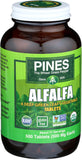 Pines Organic Alfalfa, 500 Count Tablets