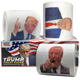 Donald Trump Toilet Paper 3-Pack Winners' Edition – Unleash Laughter with Every Roll, Luxe Sheets Fit for a President, and Hilarious Jokes to Elevate Your Throne Room | Political Novelty Gag Gift