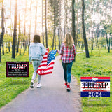 Trump Yard Signs 2024,2PACK 18x12In Double-Sided Take America Back Trump 2024 Four More In 24 Campaign Signs With H-Stakes MAGA Sign Vote For Trump Vance Garden Lawn Parade Handheld Rally Decor