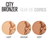 MAYBELLINE New York City Bronzer Powder Makeup, Bronzer and Contour Powder, 200, 0.32 oz.