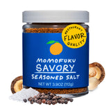 Momofuku Savory Seasoned Salt by David Chang, (4 Ounces), Umami Seasoning for Meat & Vegetables, Supercharged Salt & Pepper, Chef Made for Cooking, Extra Umami Boost