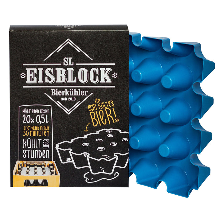 SL-EISBLOCK Ice Block, Beer Cooler/crate, for 0.5 L Bottles