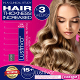 InstaRelief® Hair Growth with Lustriva® - Clinically Shown to Grow Thicker, Healthier Hair in 3 Weeks, Reduce Wrinkles and Fine Lines, with Biotin, Silicon, and Arginine, 60 Tablets