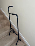 New Stair Climbing Assist Cane by Rock Steady Cane Lets You Walk Up and Down Stairs Easily with Less Pain. Perfect Step Helper for Those with Sore HIPS and Knees