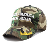 The Hat Depot Original Exclusive Donald Trump 2020 "Keep America Great/Make America Great Again 3D Signature Cap (5. MAGA-Wood Camo)