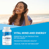 Vimergy L-Lysine – Promotes Healthy Skin, Hair, Nails & Joints* – Supports Healthy Metabolism* – Vegan, Non-GMO & Gluten-Free – 270 Capsules