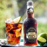 FENTIMANS Sparkling Curiosity Cola - Healthy Soda, All Natural Soda, Craft Soda with No Artificial Flavors, Preservatives, or Sweeteners, Botanically Brewed - Curiosity Cola, 275 ml (Pack of 12)