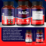 NAD+ Supplement with Nicotinamide Riboside NR, Resveratrol, Quercetin - Cellular Energy & Repair, Vitality, Healthy Aging (90 Count (Pack of 1))