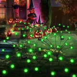 PATIOPIA 4 Pack Halloween Decorations Outdoor Waterproof 40 LED Firefly Garden Lights,Solar Lights for Outside,Solar Lights Outdoor,Solar Garden Lights for Halloween,Christmas,Yard,Patio(Green)